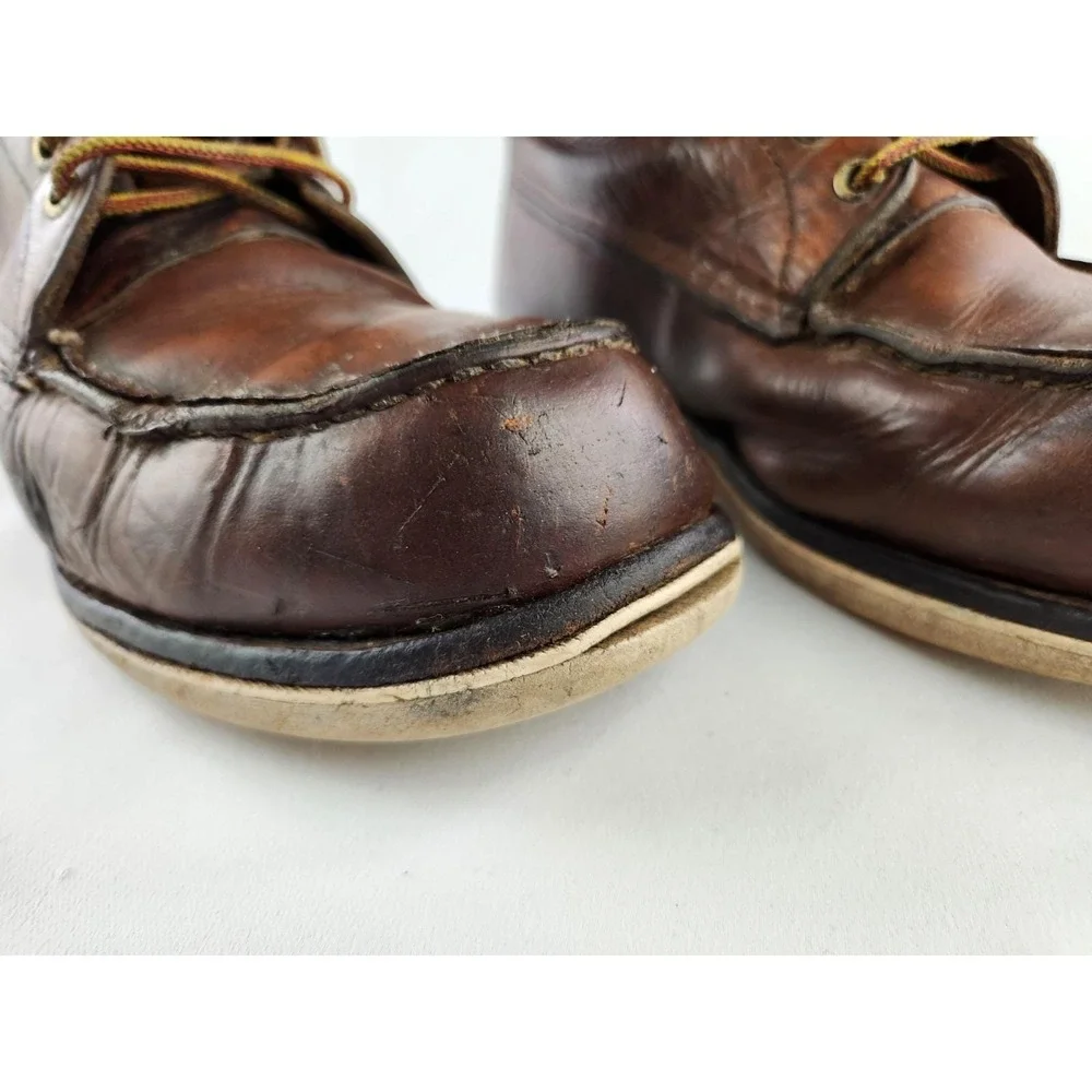 Vintage Red Wing heritage boots #10877  Sz 12 Tall Leather Work Field Roof Shoes
